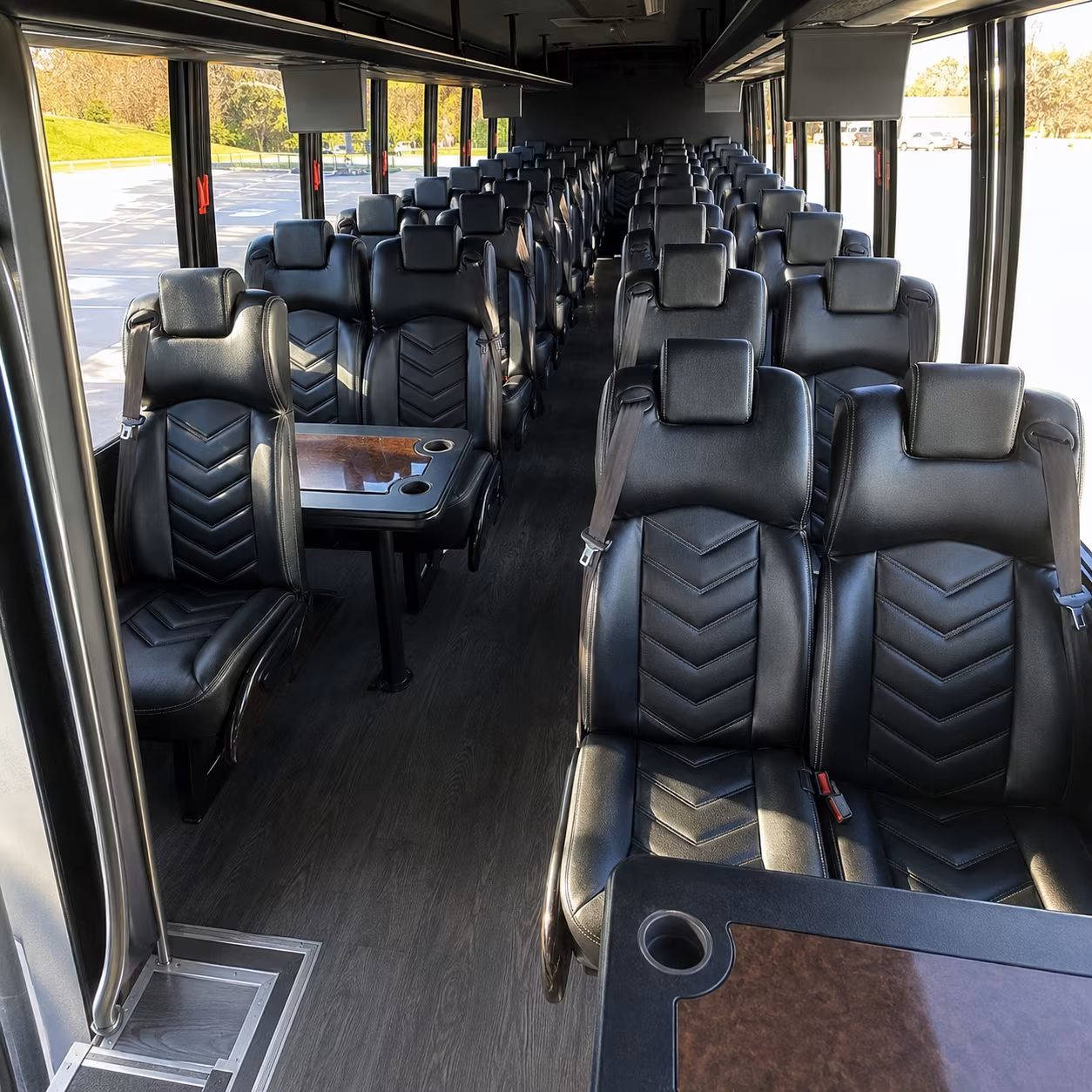 15-35 Passenger Minibus Interior