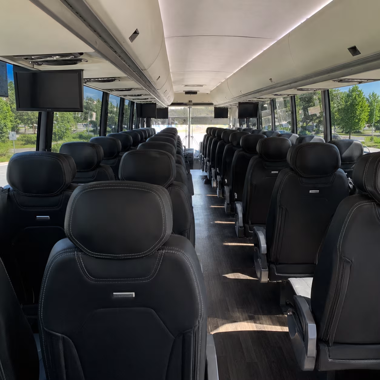 Dallas Airport Shuttle & Transportation party bus exterior