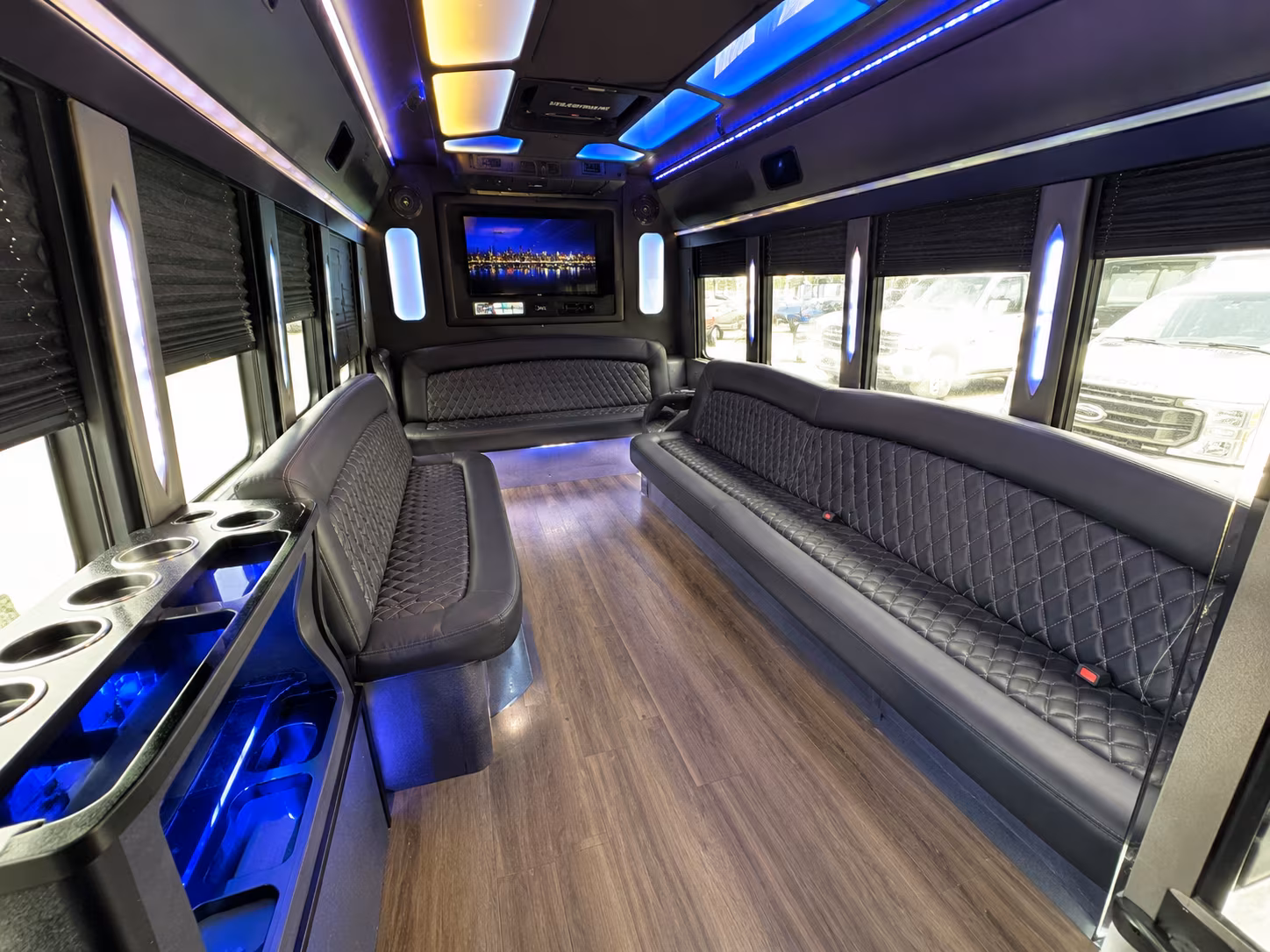 Dallas Concert & Music Festival Transportation party bus exterior