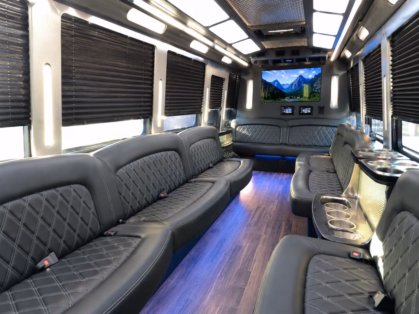 Dallas Private Event Transportation party bus exterior