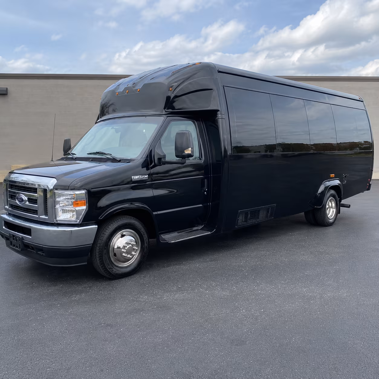 Dallas Prom & Homecoming Transportation party bus exterior