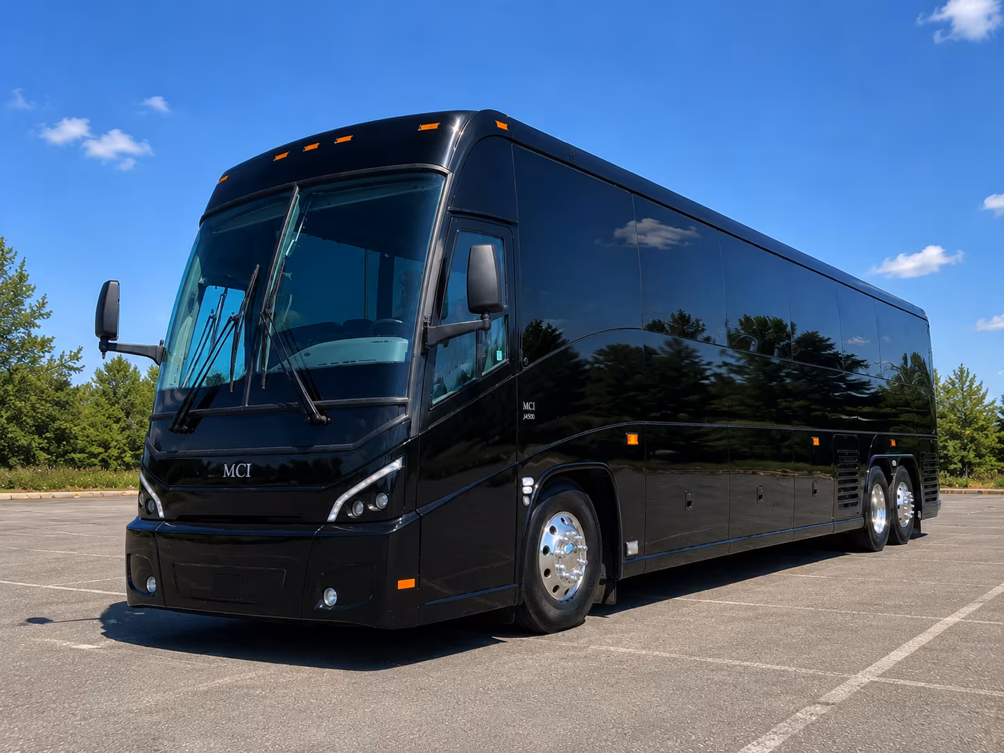 Dallas School Event Transportation party bus exterior