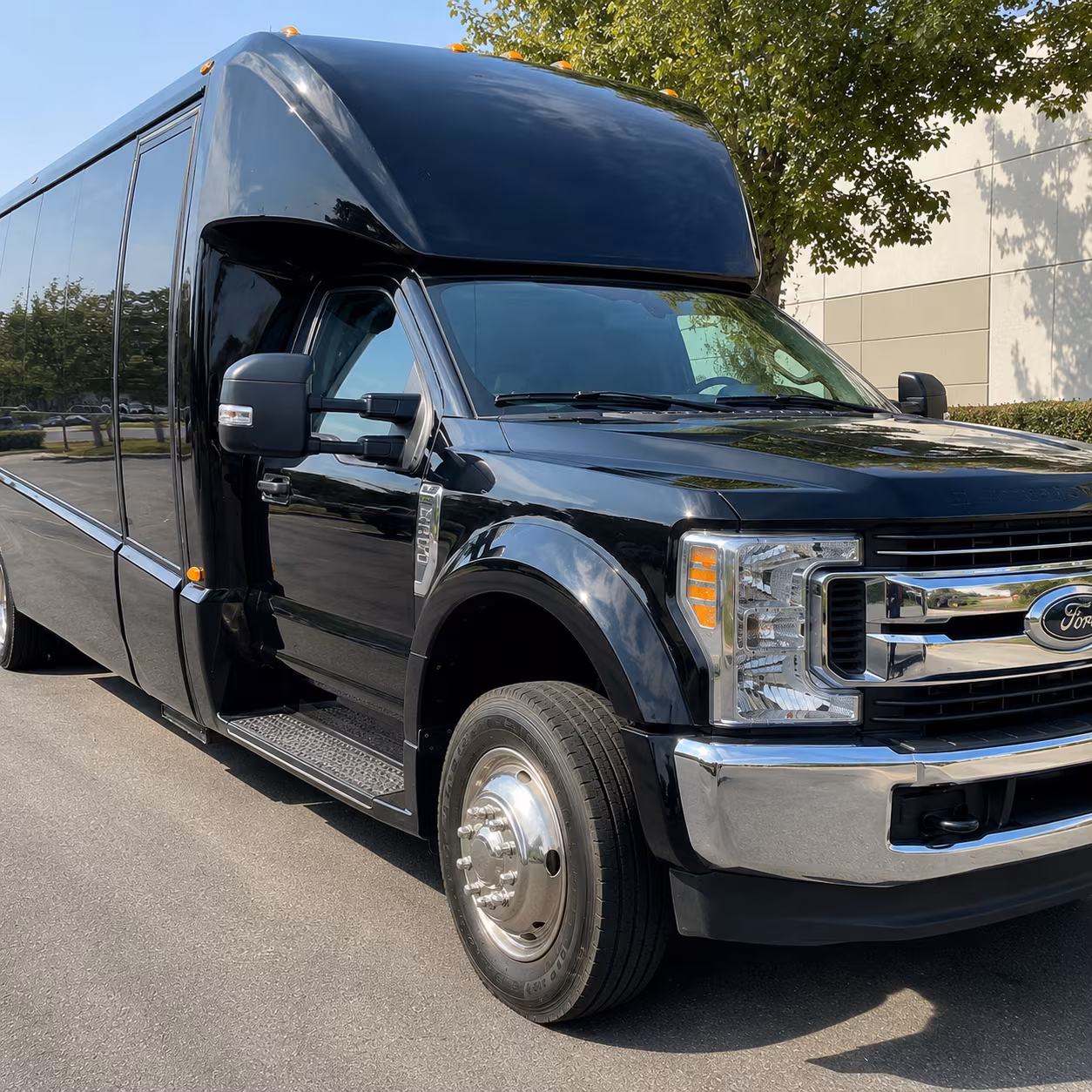 Dallas School Event Transportation party bus interior