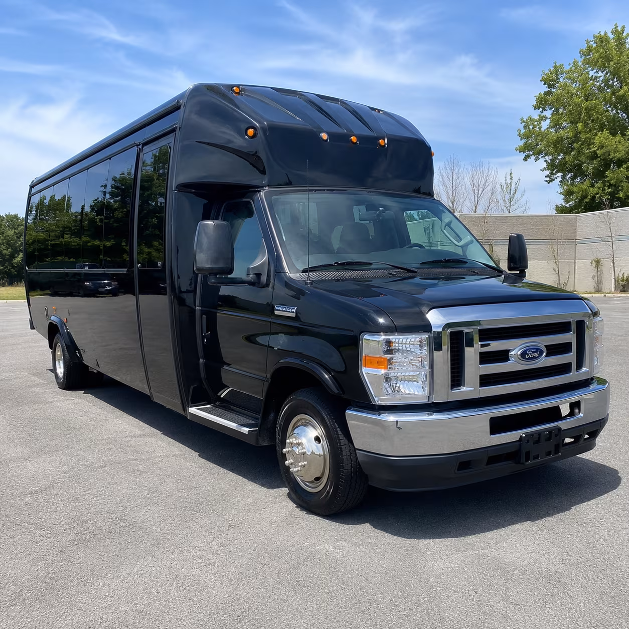 Dallas Sporting Event Transportation party bus exterior